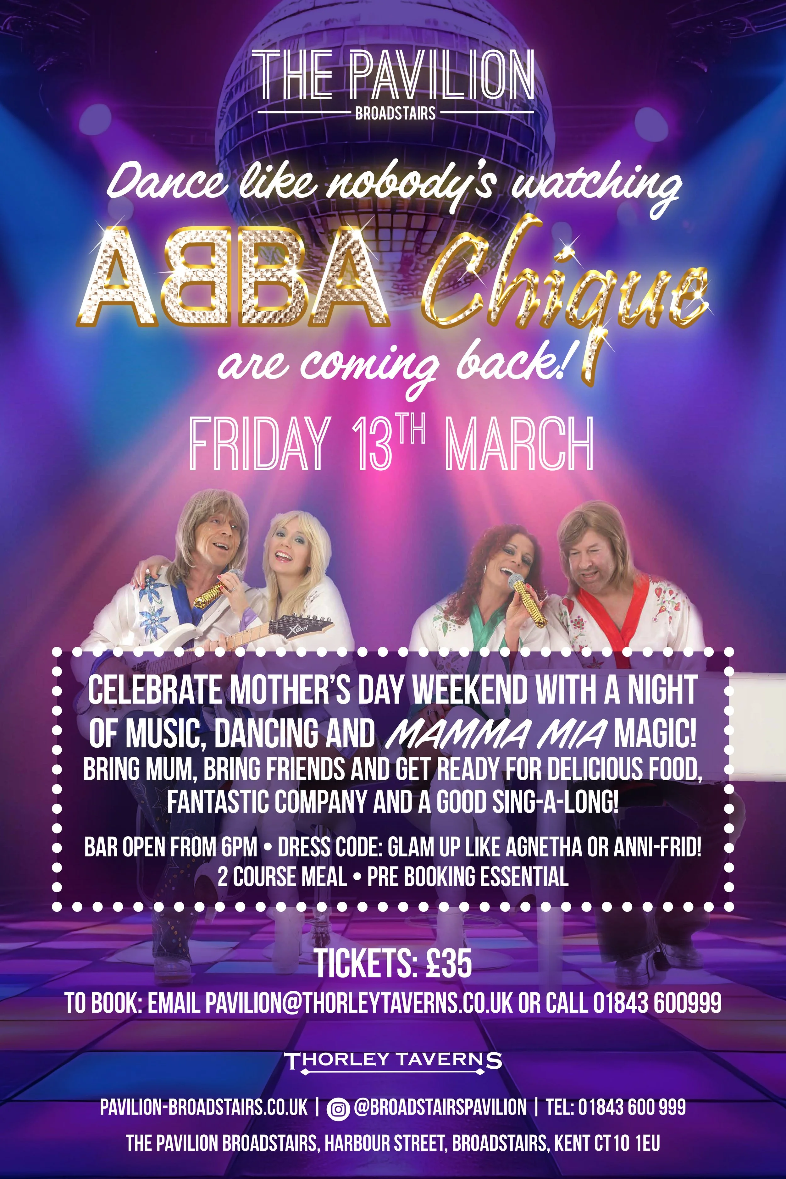 Mother's Day - Abba Chique are coming back!
