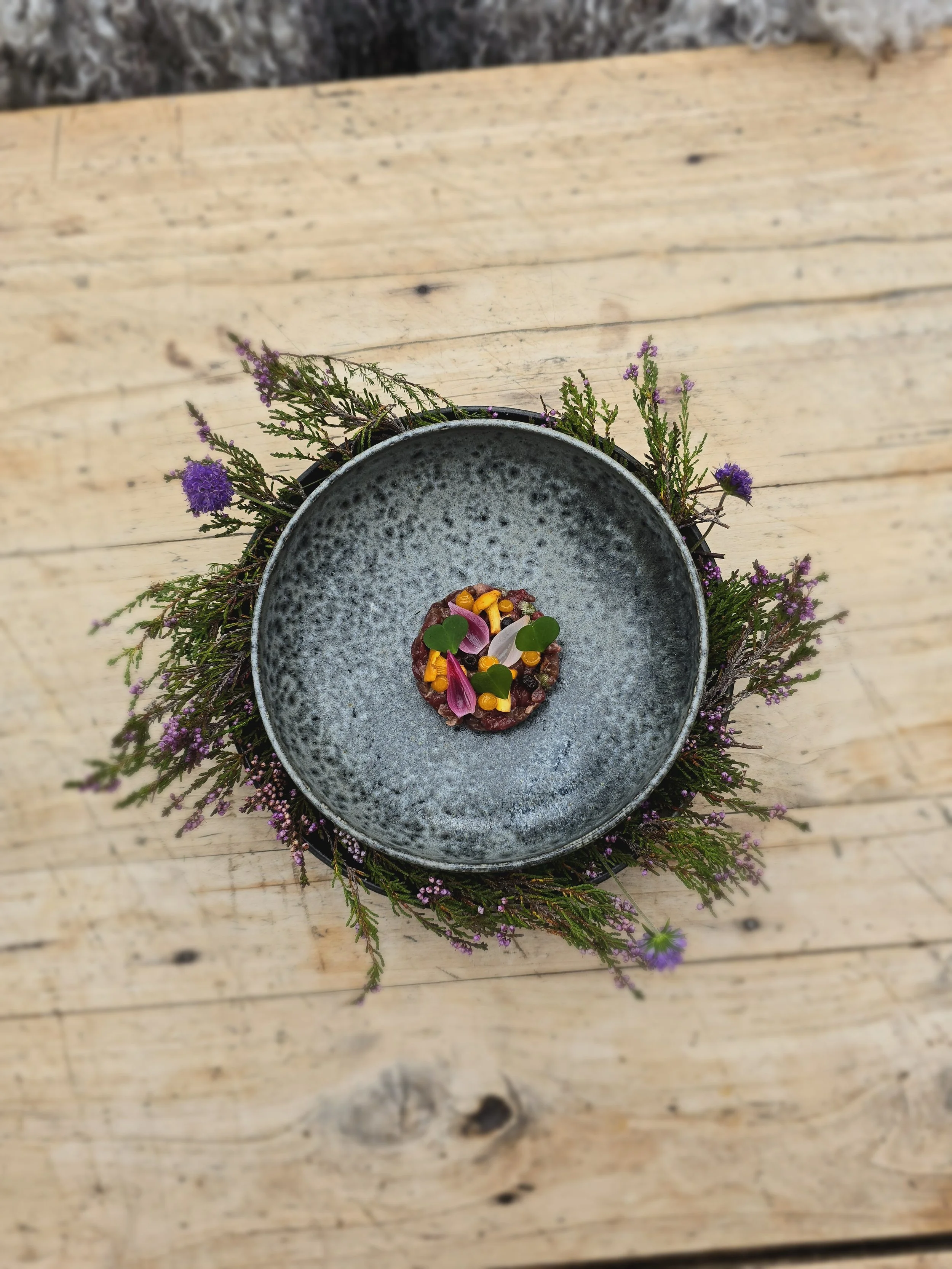 Smoked Venison Tartare