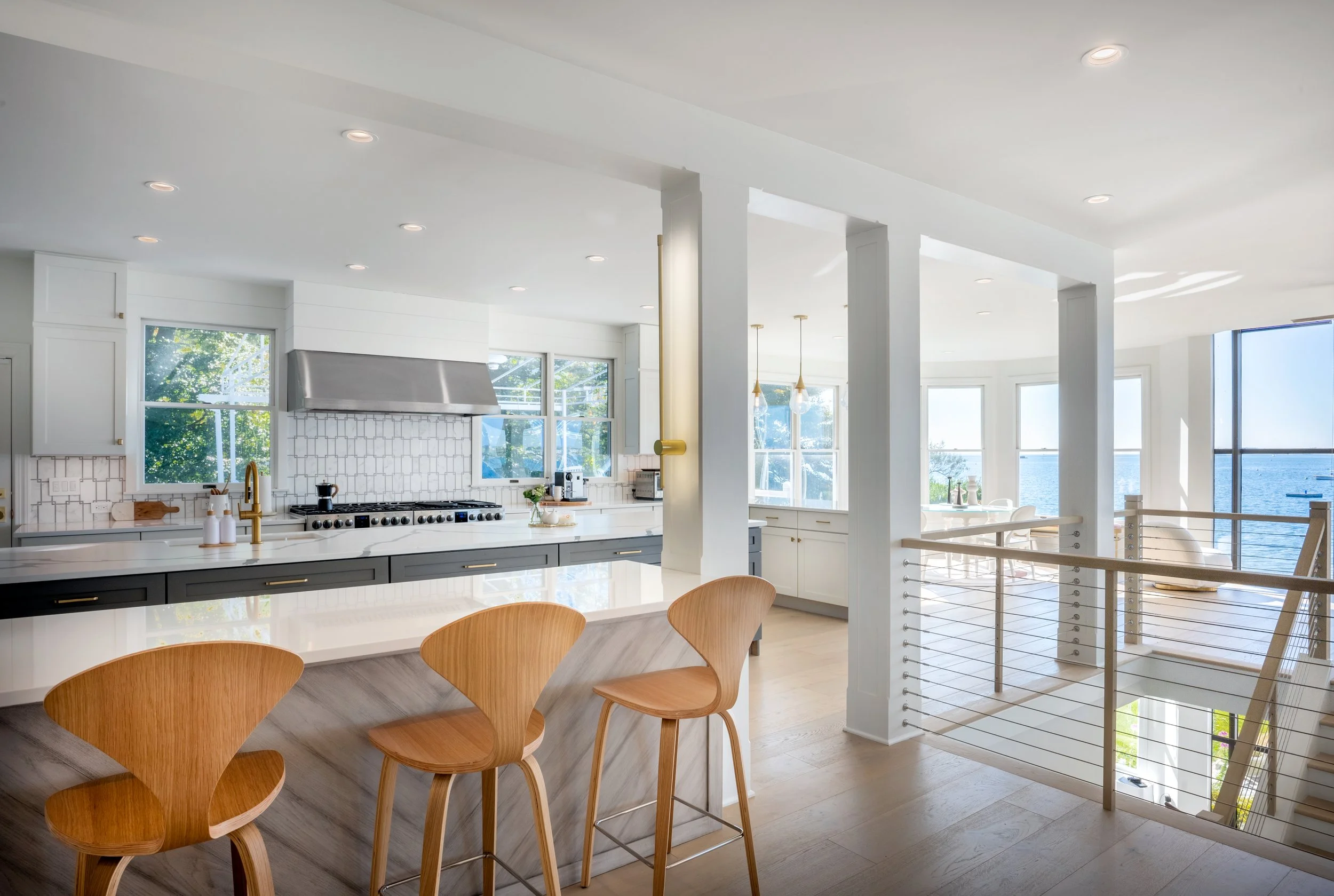 A renovation to an existing beach home in Stamford, CT