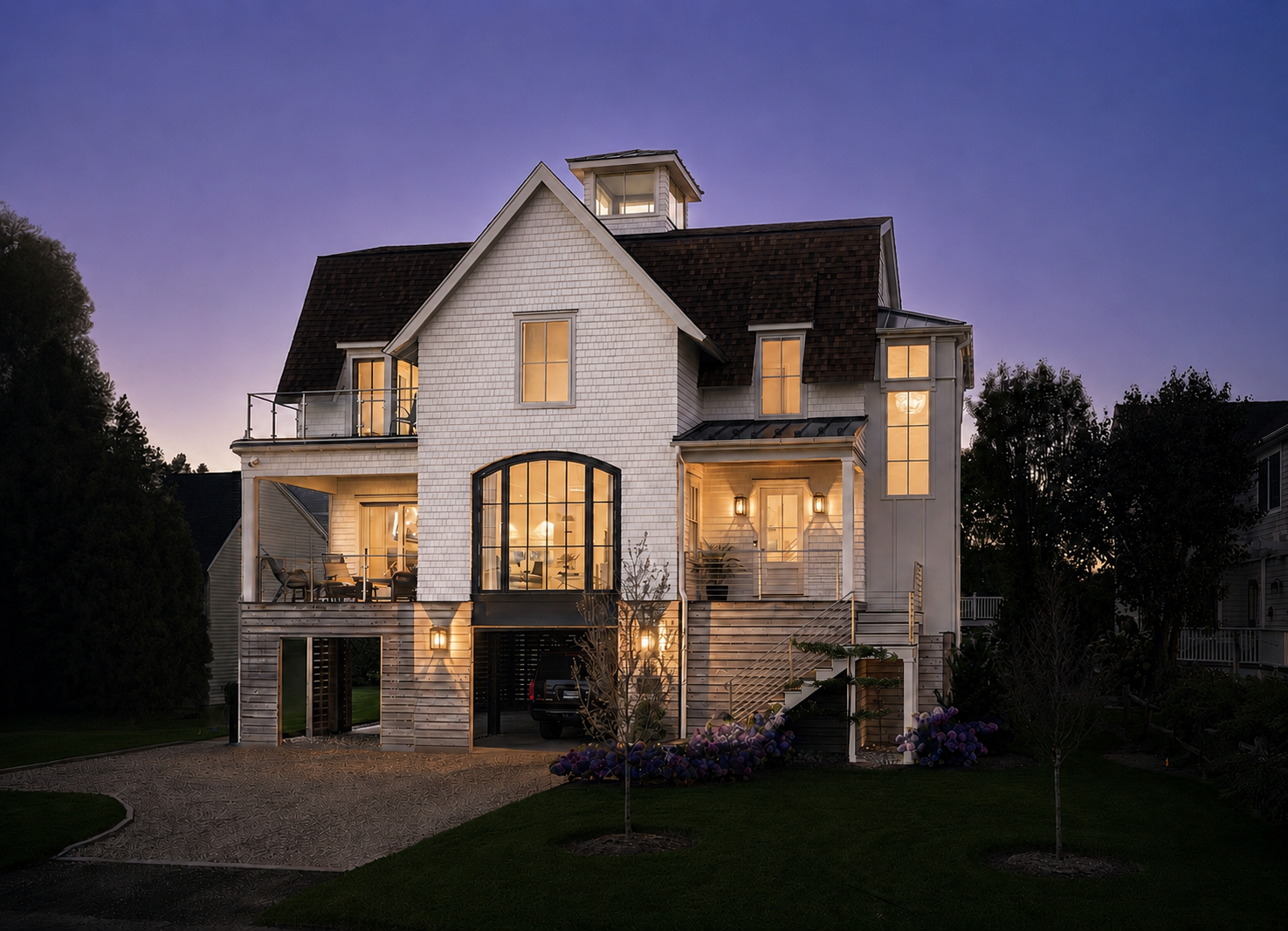 A new custom waterfront home in Norwalk, CT
