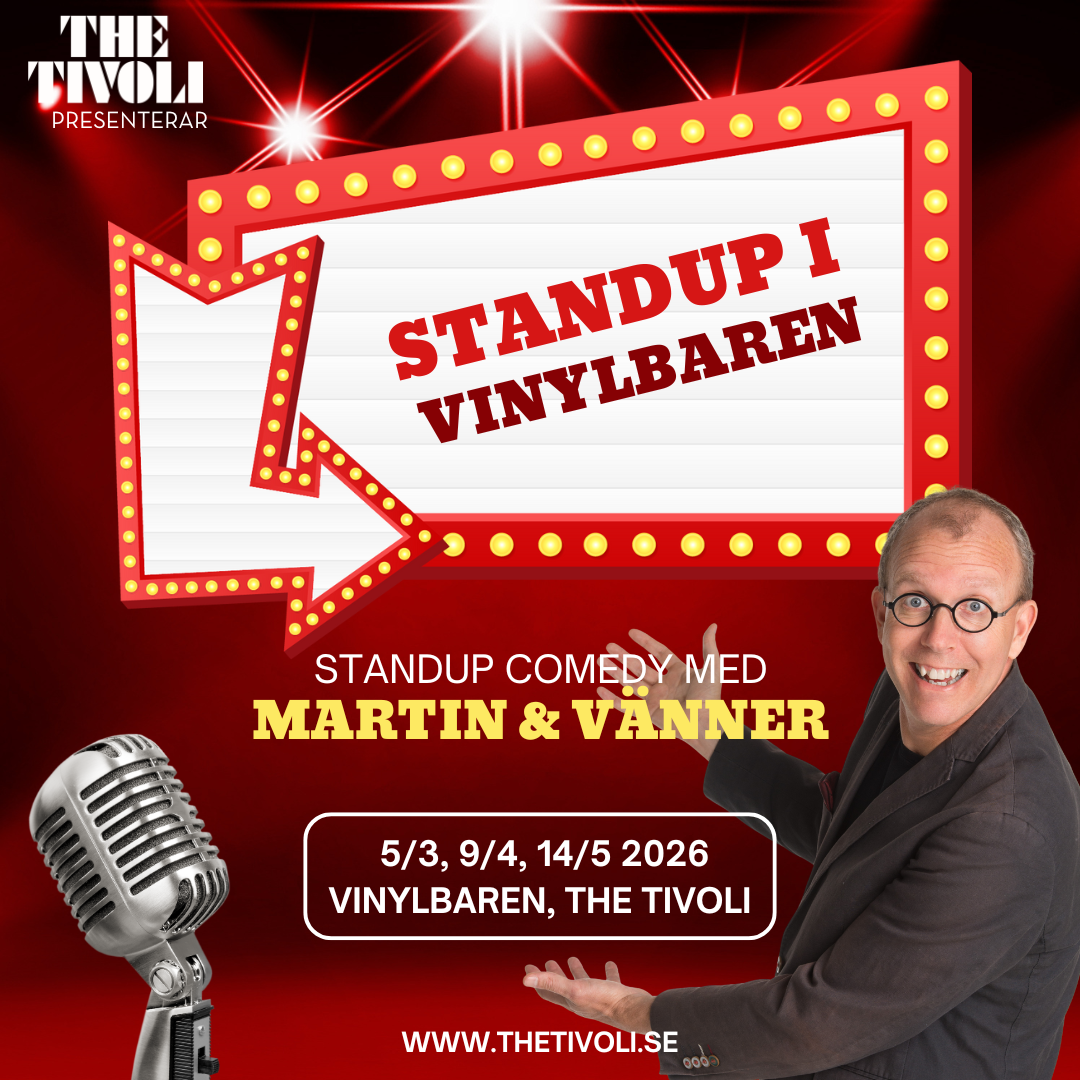 Standup i Vinylbaren med Martin & vänner