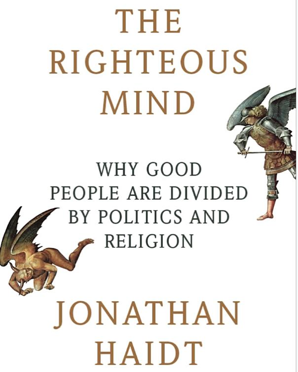 February 28, Righteous Mind book discussion 