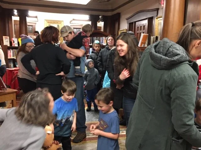 Santa Visits Library PHOTOS