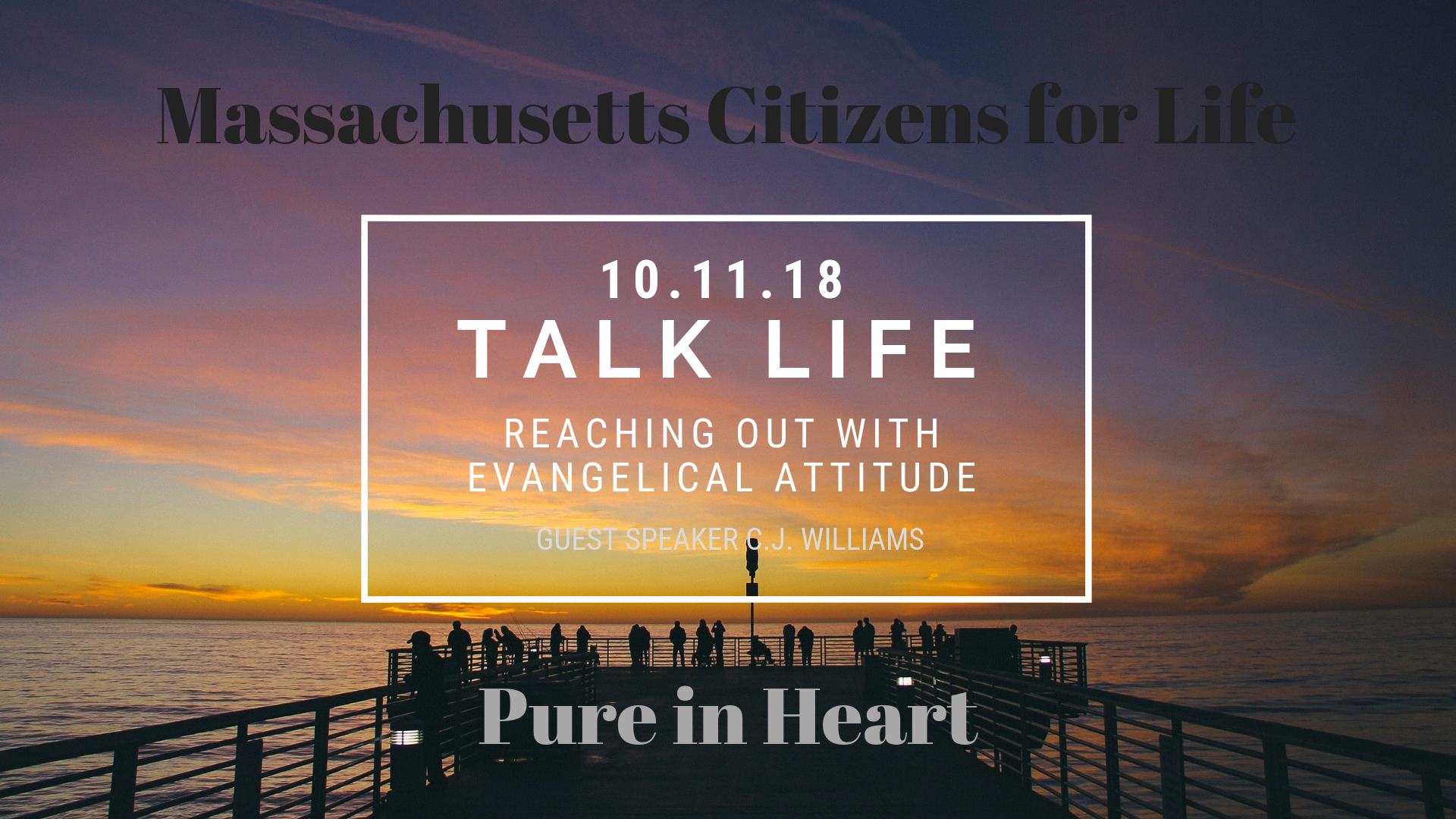 Talk Life: Reaching Out with an Evangelical Attitude