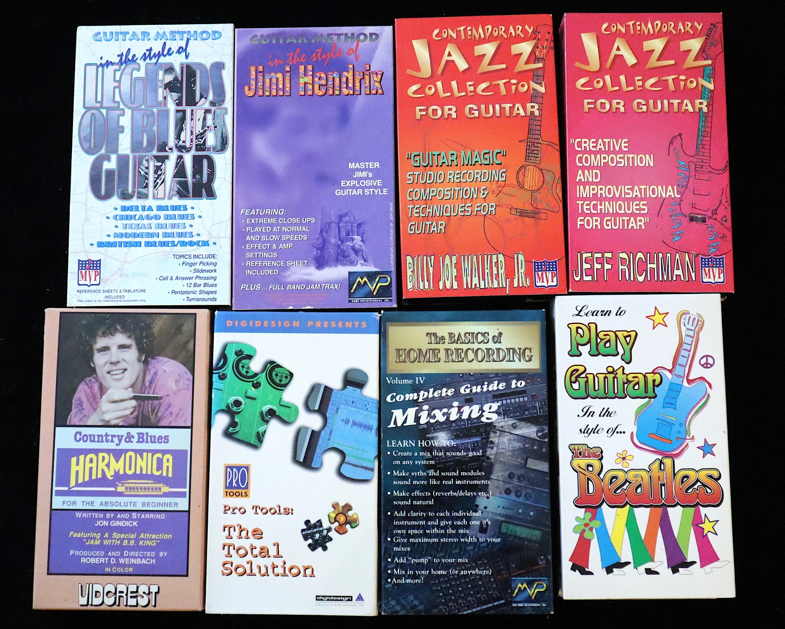 VHS GUITAR VIDEOS PAL