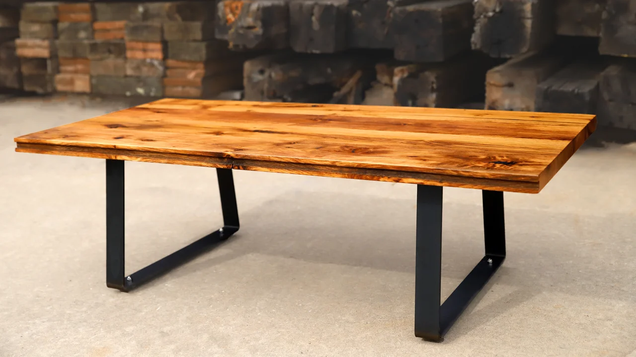 Diy Coffee Table W Reclaimed Oak Flooring Jonny Builds Diy Coffee Table W Reclaimed Oak Flooring Jonny Builds