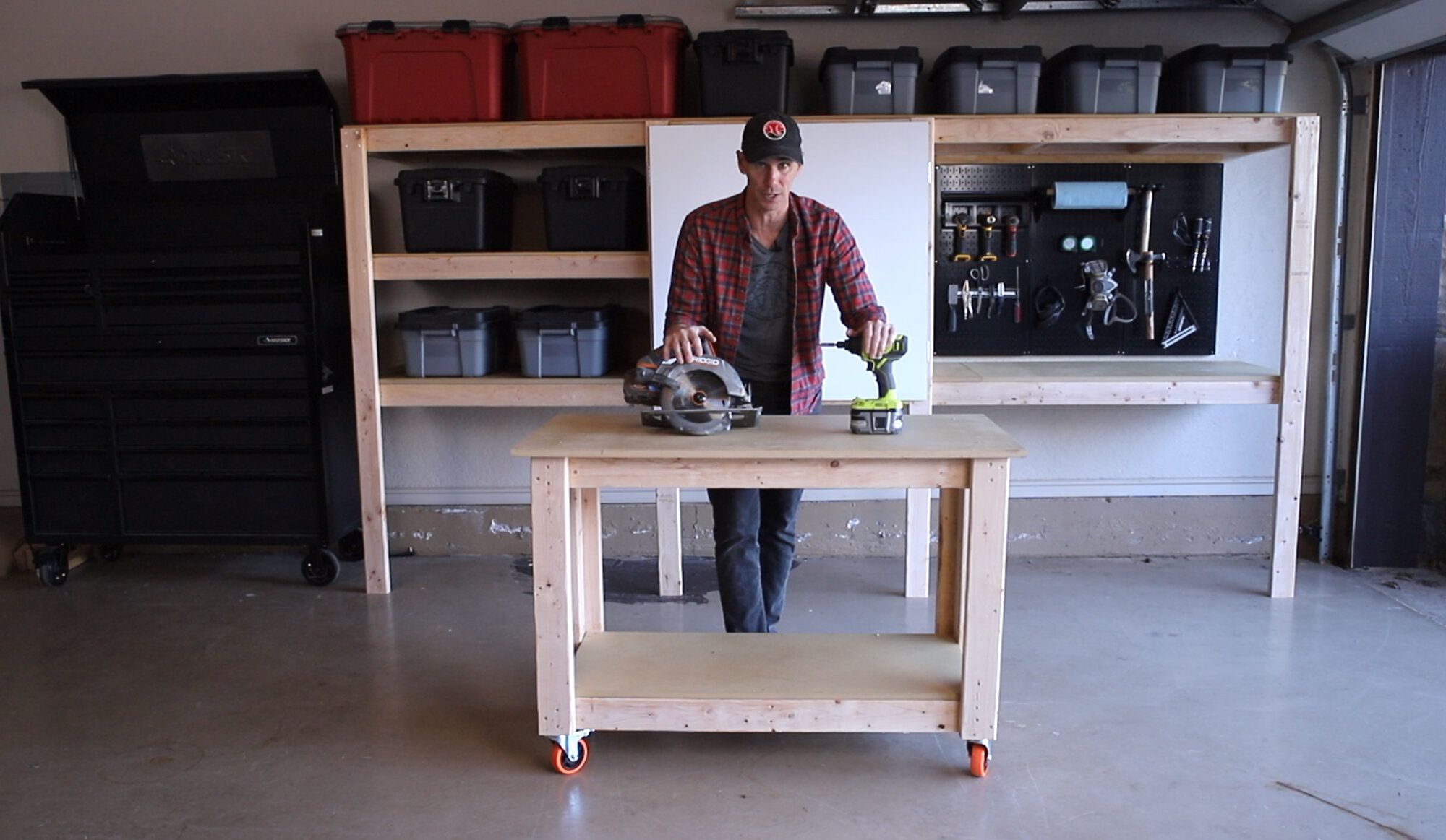 How to Build A Workbench for Your Garage (Super Easy)