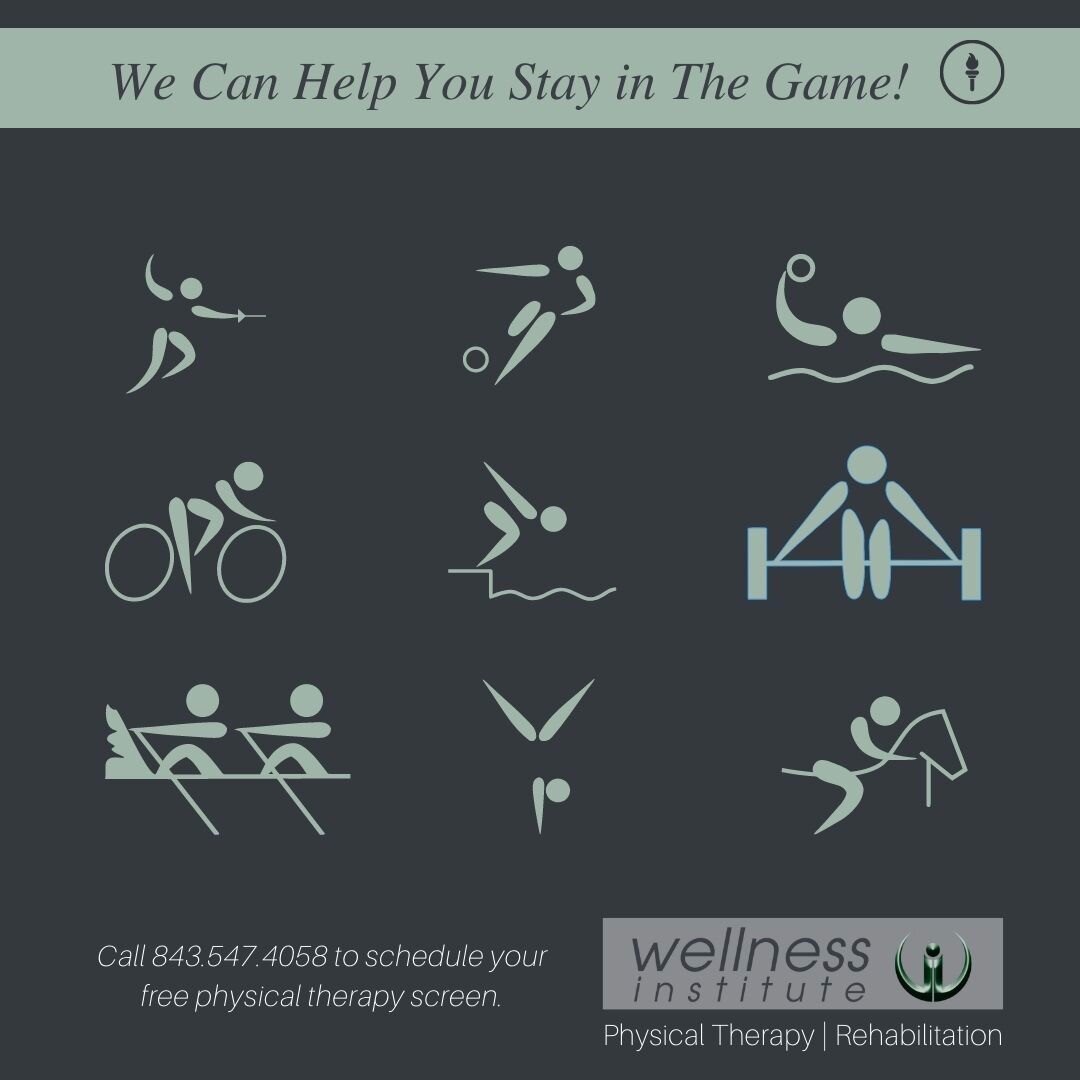 The Olympics my be coming to a close but our Fellowship Trained Manual Physical Therapists can help you stay in the game! Call 843.547.4058 today to schedule your physical therapy  or rehabilitation. www.wellnessinstitutesc.com  #wecanhelpyoumovebett