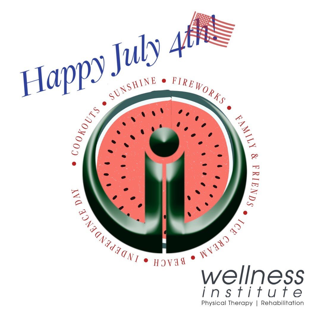Happy Independence Day from the Wellness Institute! Hoping you enjoy a slice of the good life with your family and friends this July 4th! #4thofjuly #fireworks #america