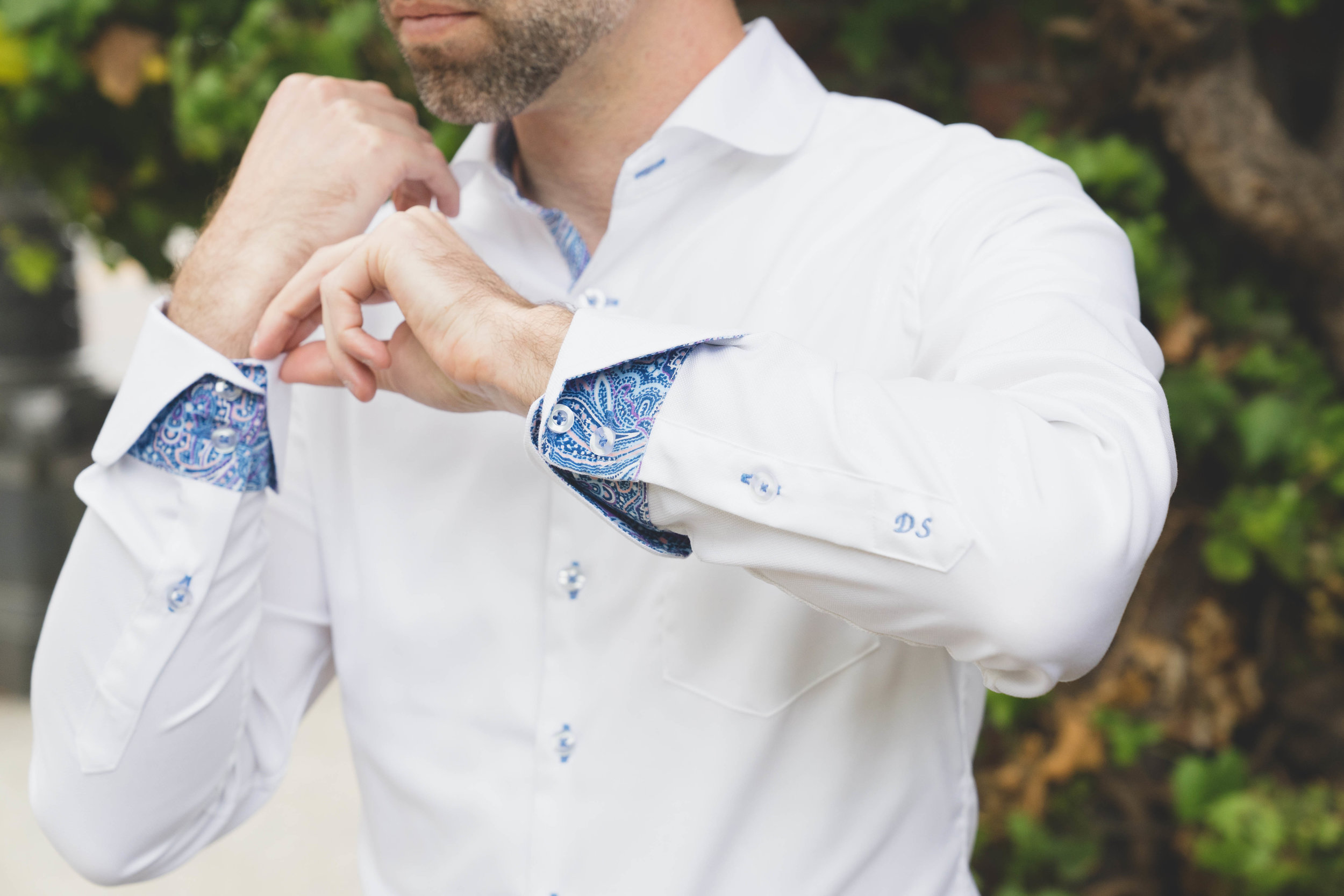 Monogram Rules  Embroidered Initials On Men's Dress Shirts