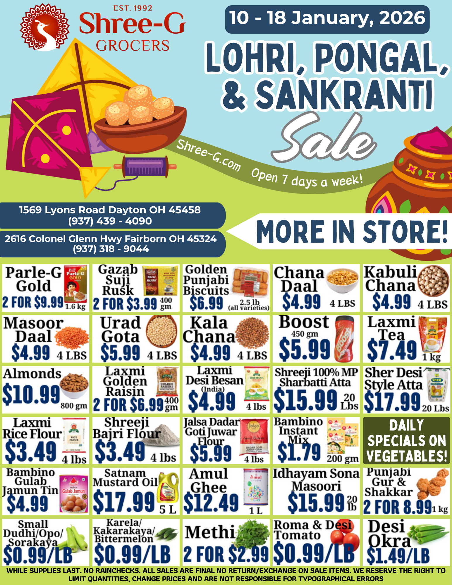 Happy Lohri, Pongal, and Sankranti!!