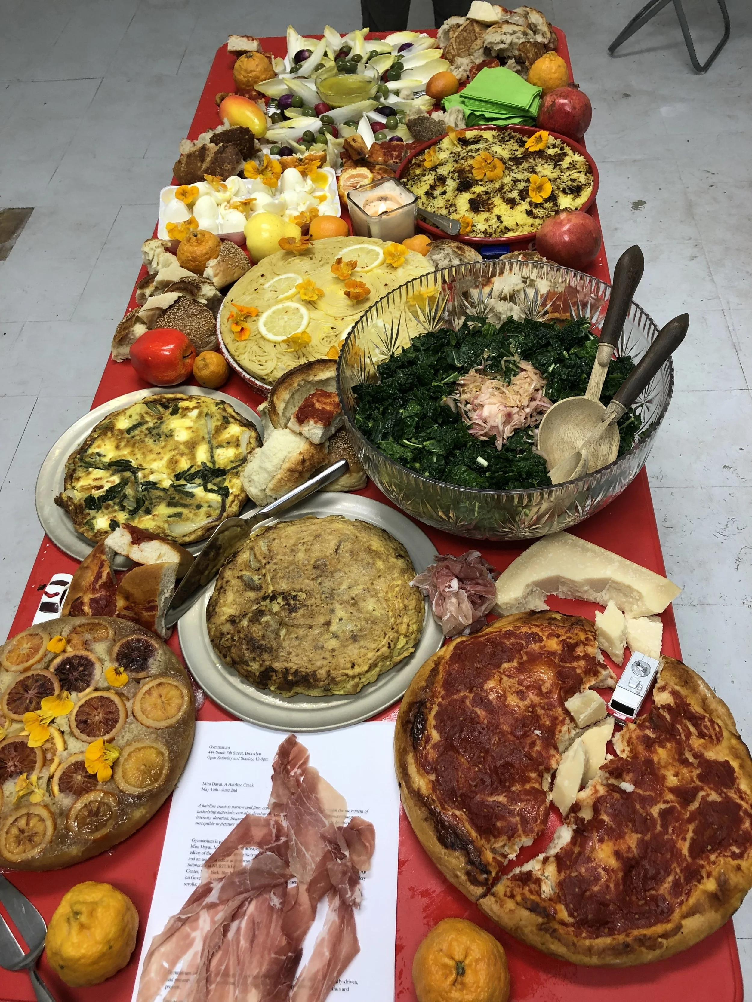 Pop-Up Dinner at Gymnasium NYC, 2019