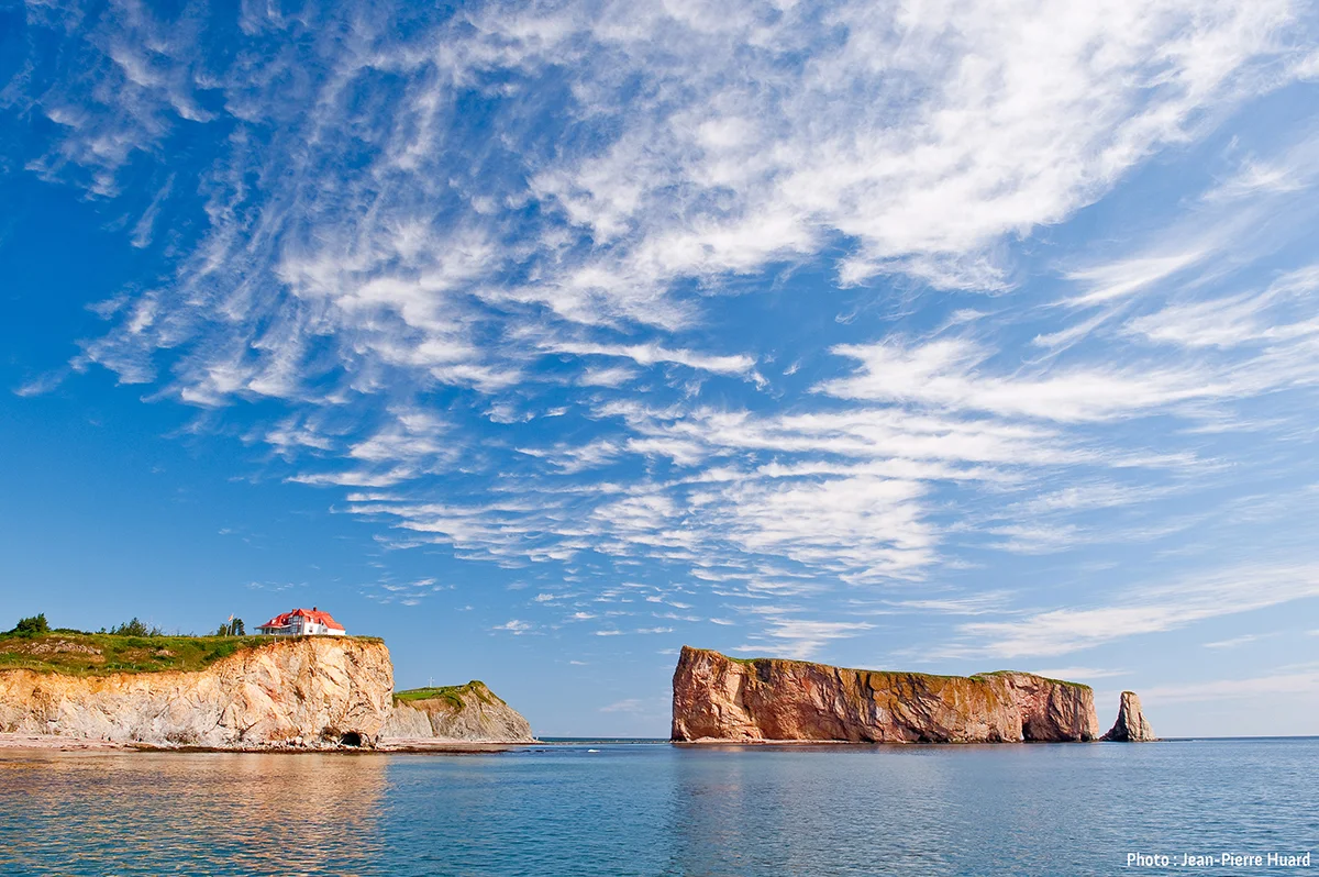 Le célèbre Rocher Percé Photo : Jean-Pierre Huard