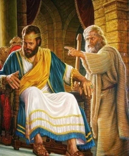 27. Nathan (2 Samuel 7.2-17 a 12.1-25; 1 Brenhinoedd 1.1-40)