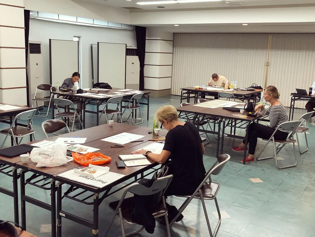  Designers sketching at their desks 