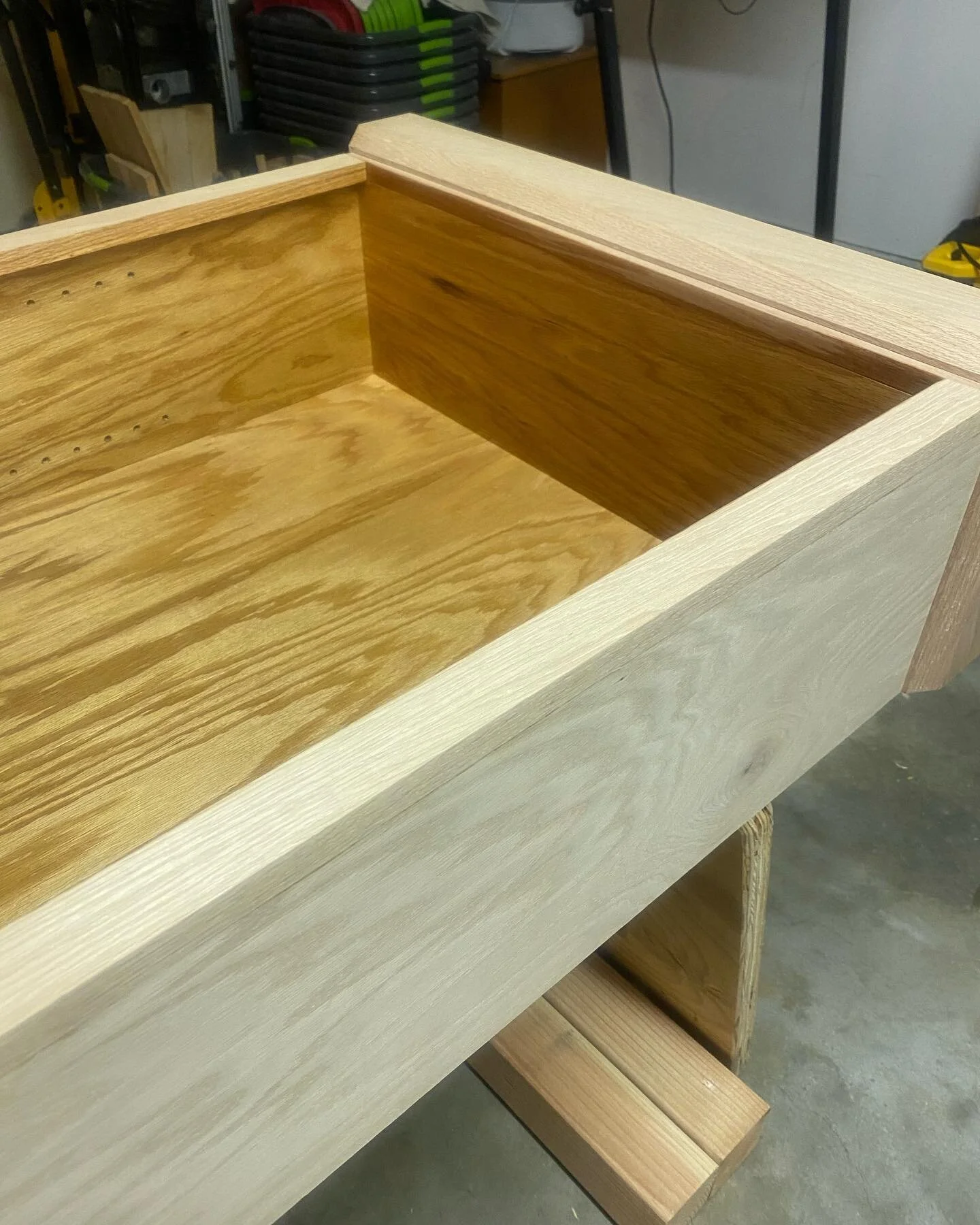 Applying finish to this bookcase. The color is prettier than I expected. #woodworking #woodworker #book #bookcase #bookcases