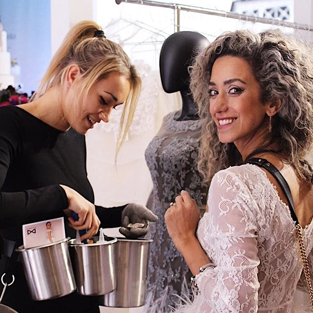 Serving the beautiful and talented @_narces #Wedluxe