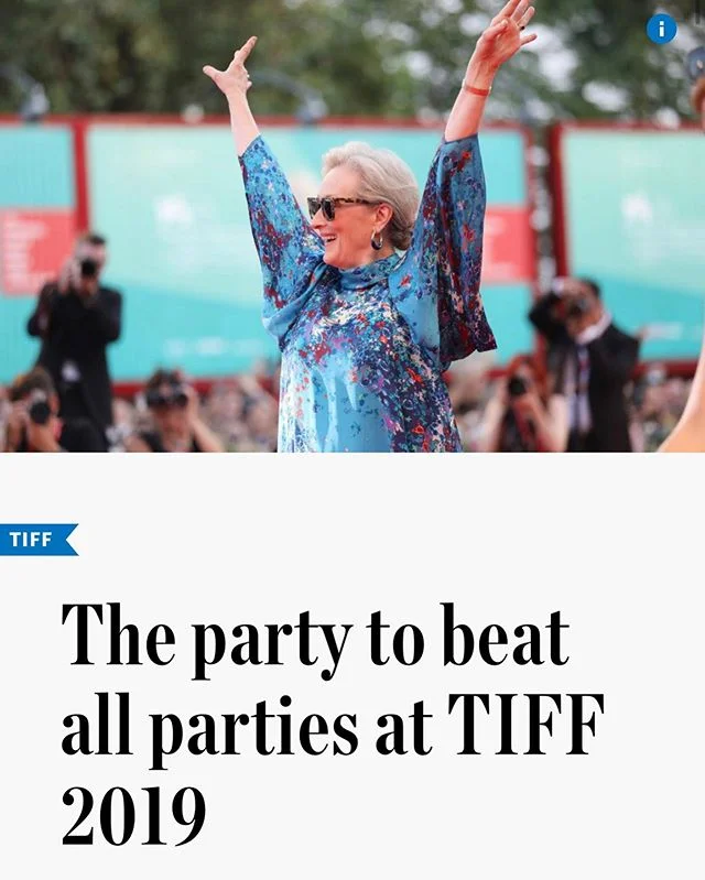 RAW X Meryl Streep X TIFF
The Star covering the star-studded event where we&rsquo;re serving oysters &amp; caviar!
&ldquo;It wouldn&rsquo;t ordinarily be unusual to have a party with actors Meryl Streep and Joaquin Phoenix, actor/director Taika Waiti