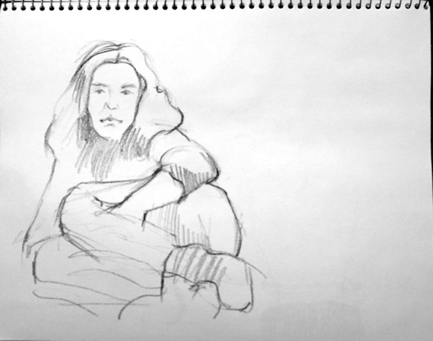 Sketch of Jane Aaron