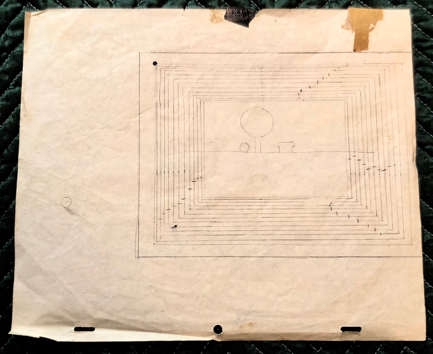 Predatory sketch for "Interior Designs" (1980)