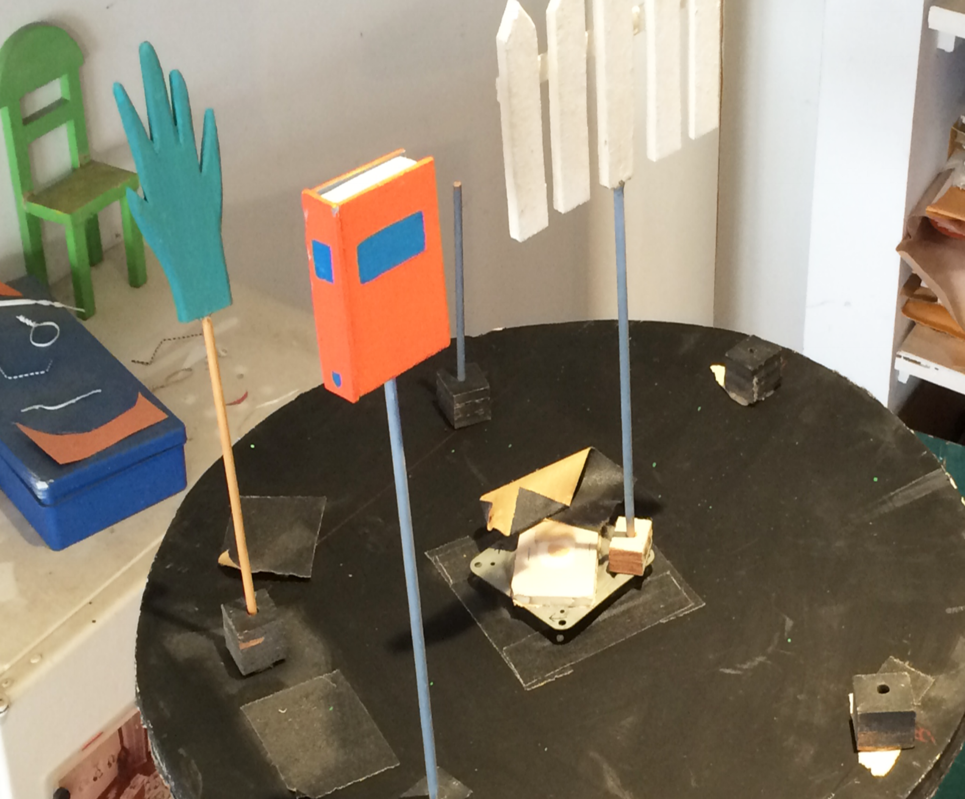 Animation Props set for Filming on Jane's Custom Rig