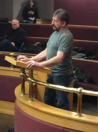 Don Dutchak addressing council