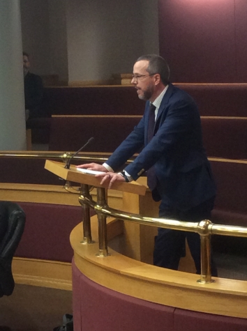 Graham Edge addressing City Council