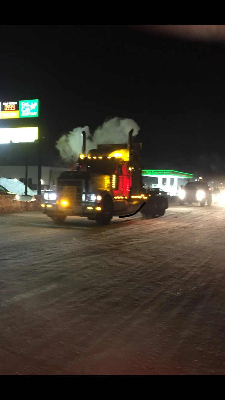 Convoy For Oilfield Jobs Rolls Through Moose Jaw