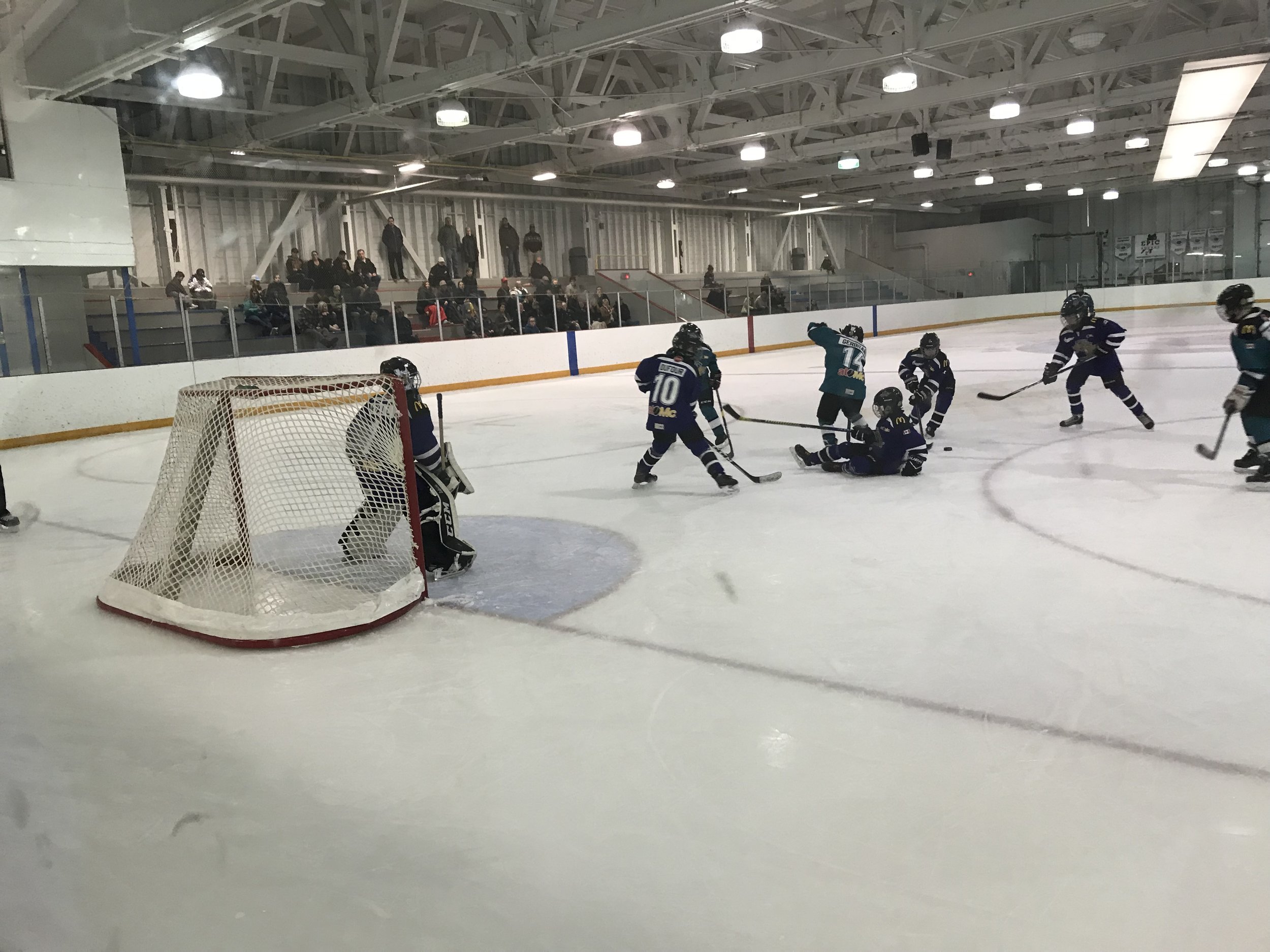 Action During the Atom B City Championship on Monday Evening - Cara Ryall Photo