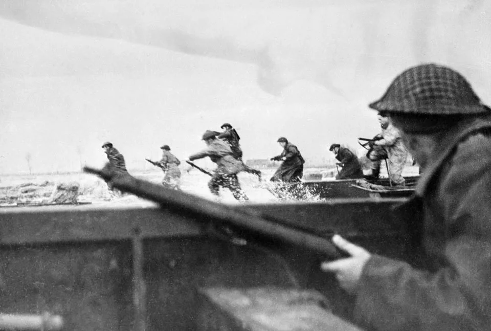 Juno Beach on D Day - Canadian War Museum Photo