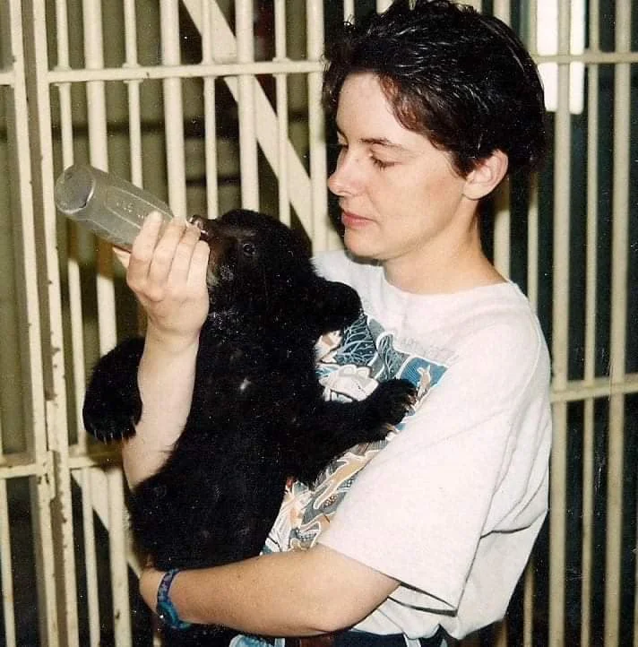Years ago, orphaned wildlife were brought to the Saskatoon Zoo for rehab, prior to the introduction of the Wildlife Rehabilitation Society of Saskatchewan. Now we have specialized rehabbers that care for certain wildlife (photo via Kimberly Epp, circa 1992)