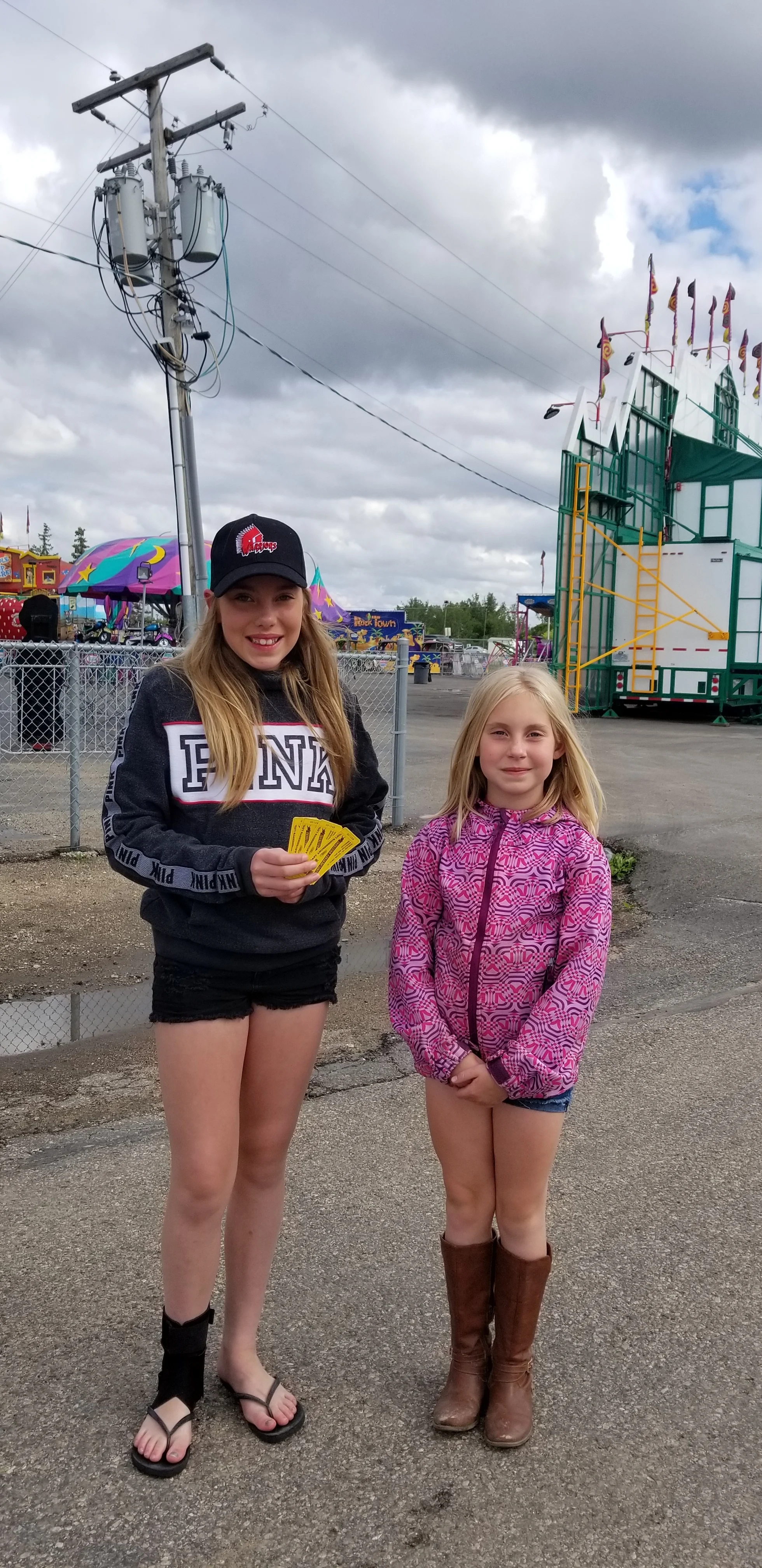 It may have been cloudy but the winners were all happy about the free passes to the Moose Jaw Hometown Fair