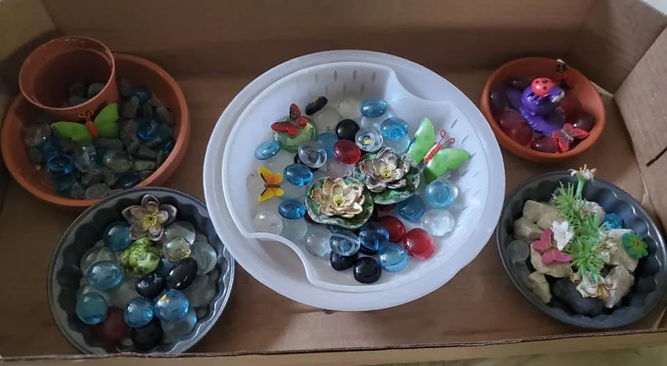 Use material within your home to make a bee bath - Photo by K Epp