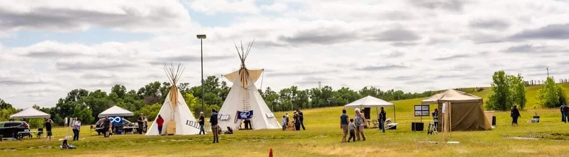 Overview of the Bisonfest site - Photo by Bob Schultz
