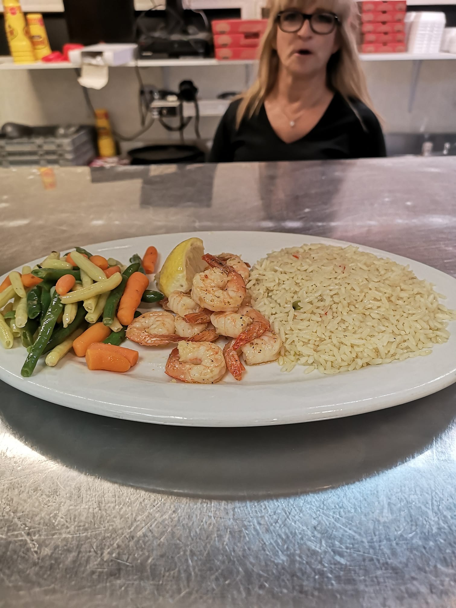 Garlic Shrimp Entree