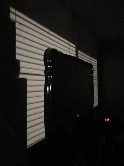 The light shining into a bedroom - submitted