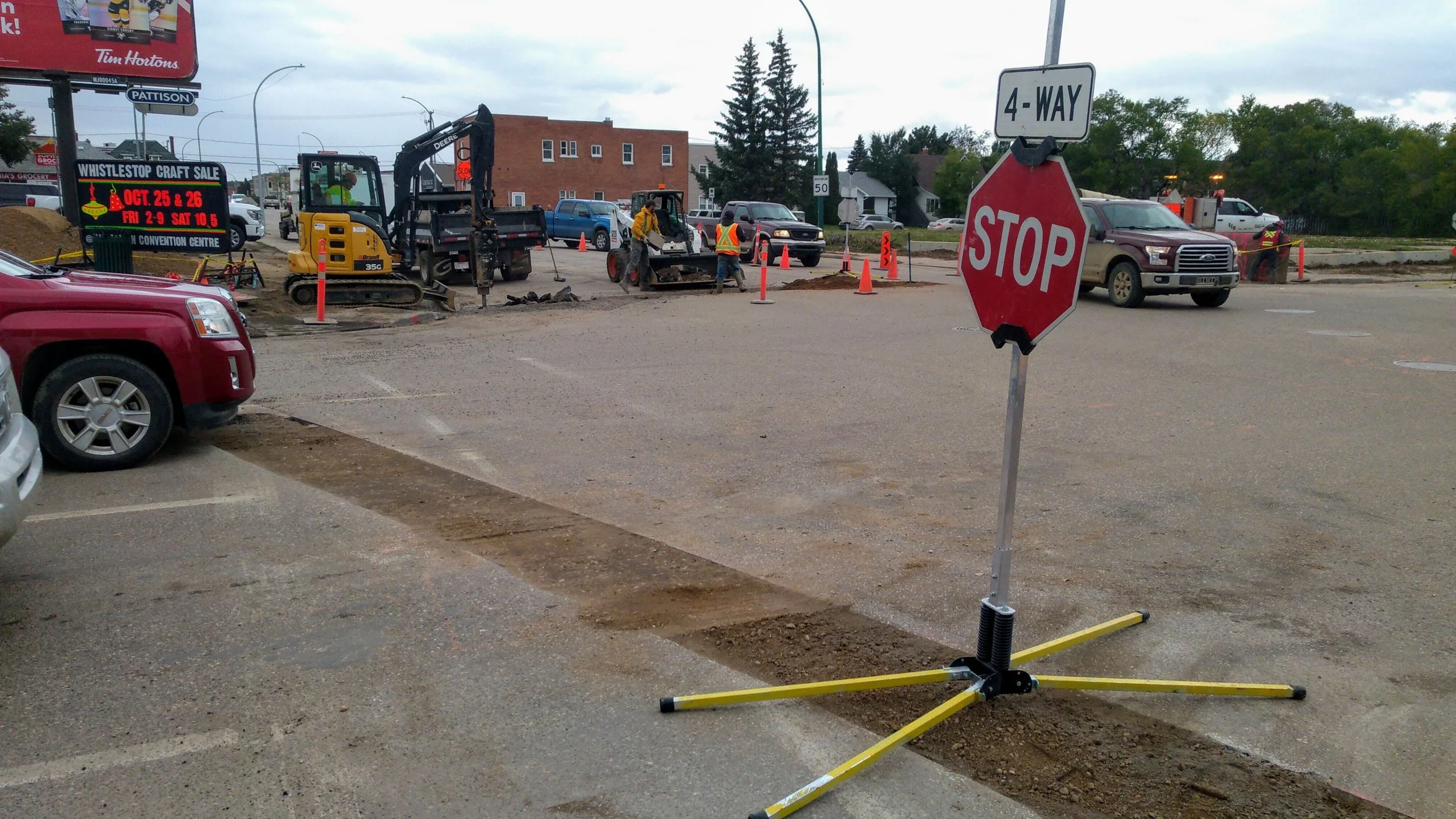 Intersection Closing Temporarily