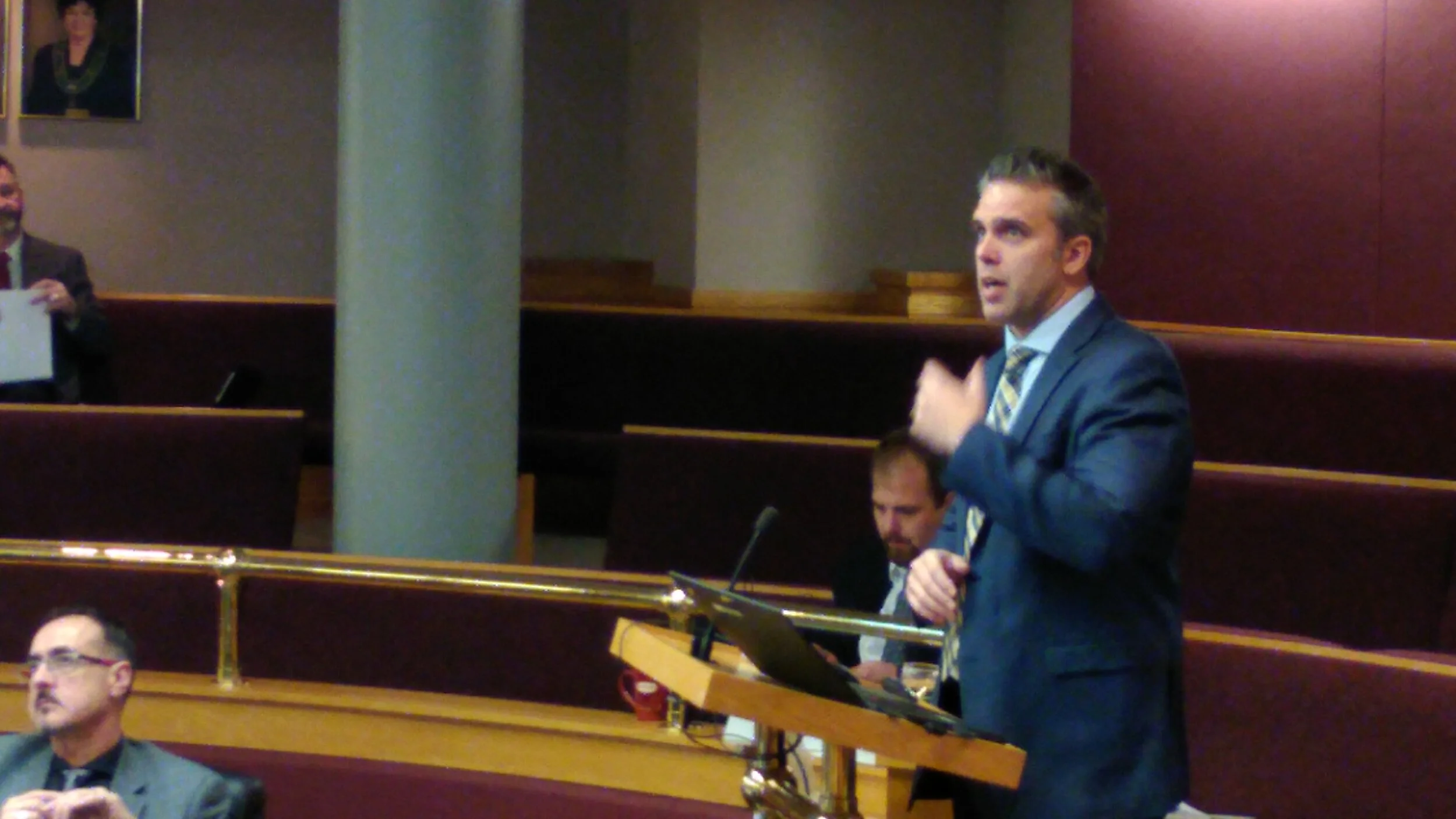 Banker Says City In Good Financial Position - Advises Borrowing