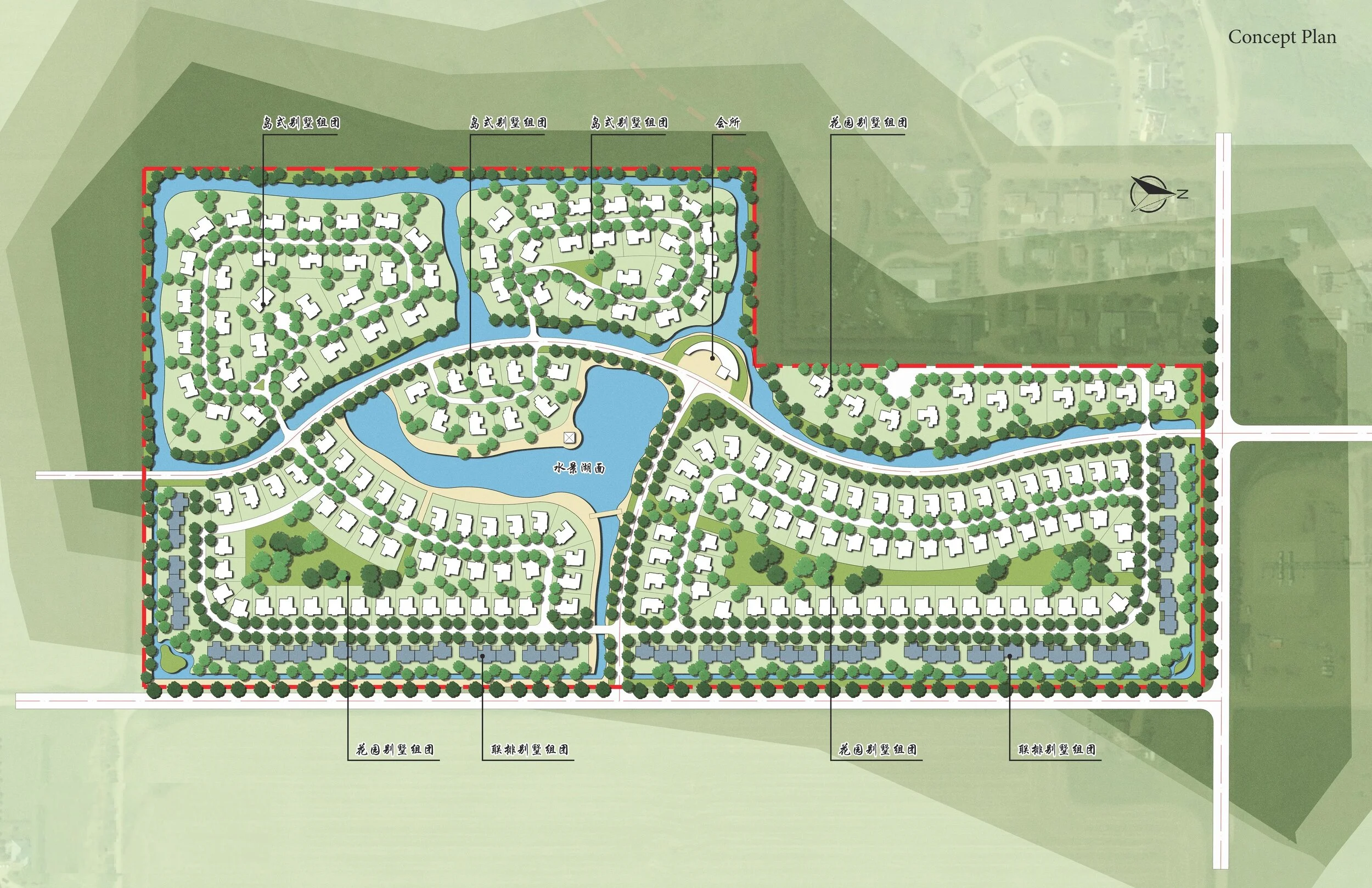 A concept drawing of Carpere’s proposed residential water garden development - source Carpere Canada’s web-site