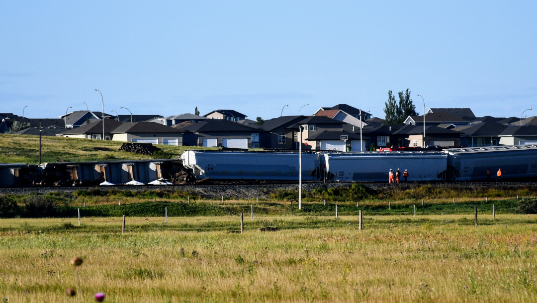 Train Derailment Leads To Closed Streets