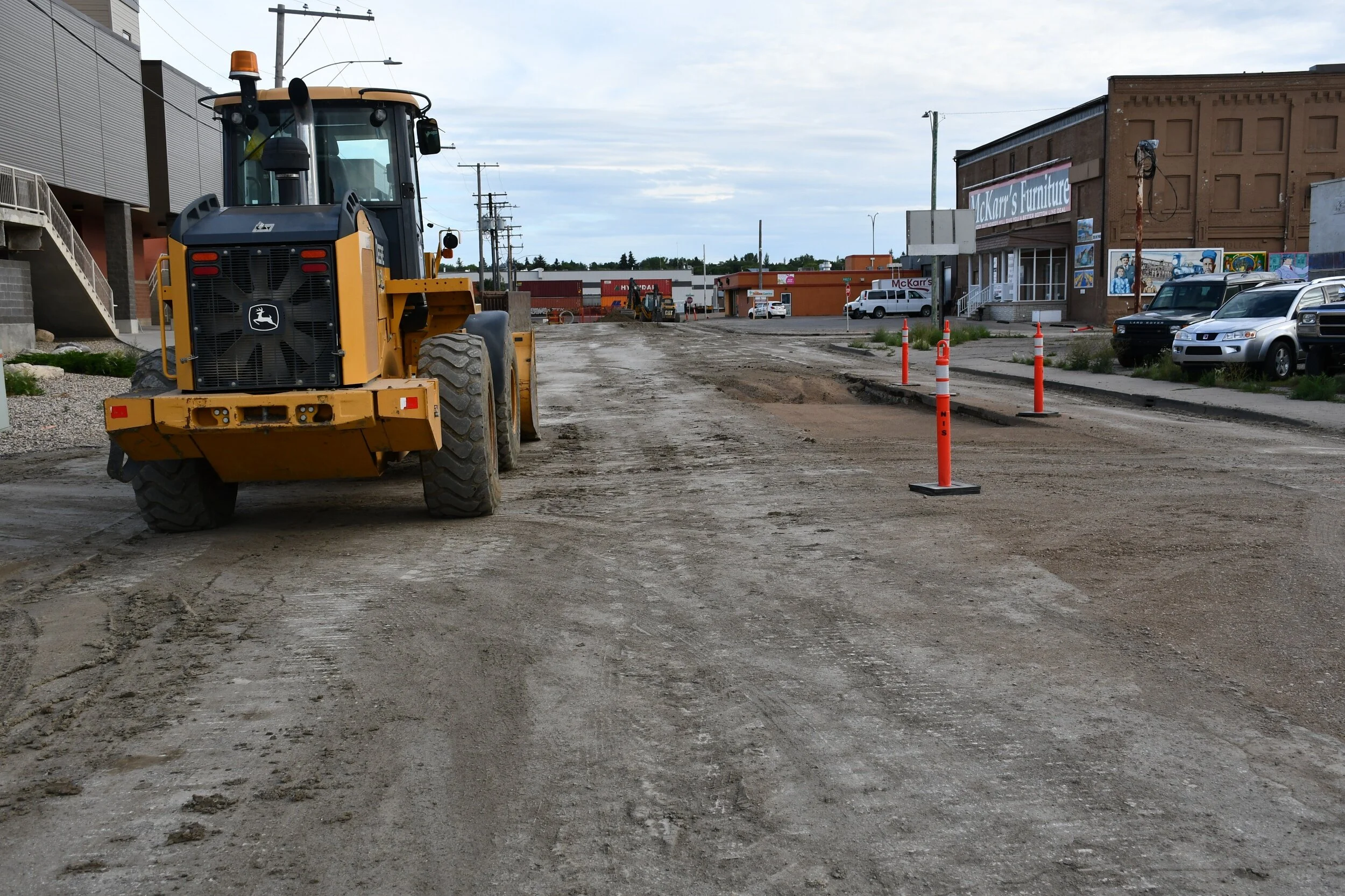 Second Ave NW from Manitoba St W to High Street W is still under construction - MJ Independent photo