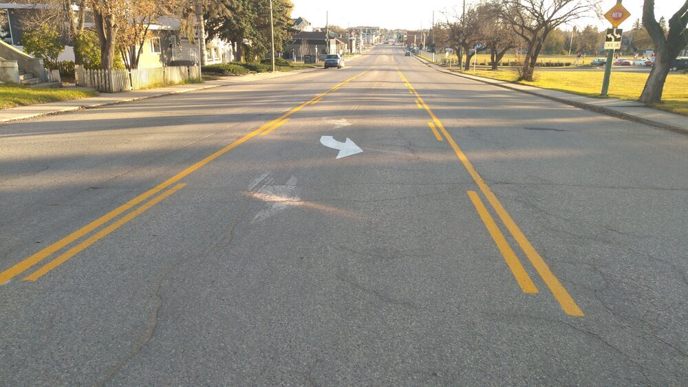 Line Painting On 1st NW Today