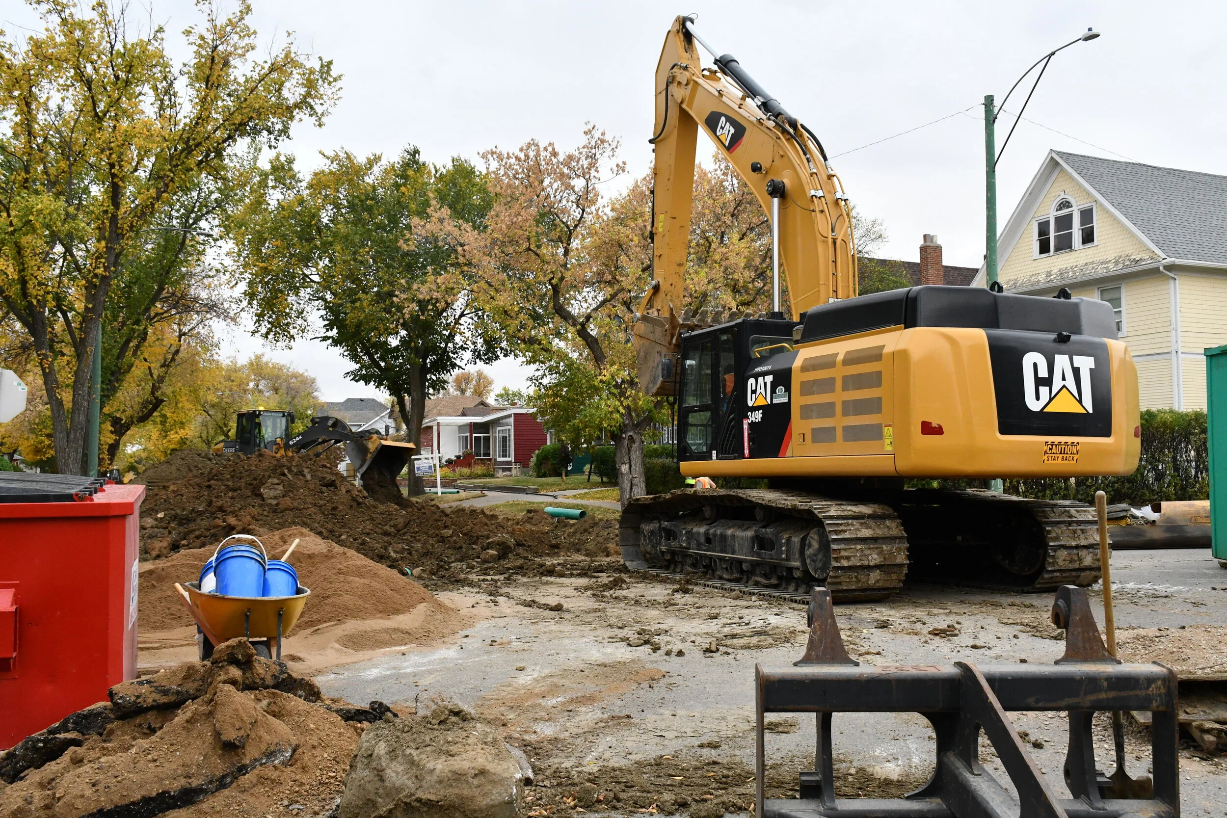Work Continues In the Residential Areas Of Project