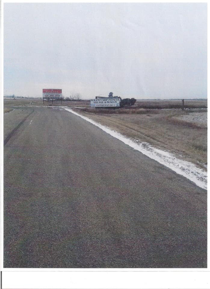 Antique Threshing Machine And Sign Stolen Just West Of Moose Jaw