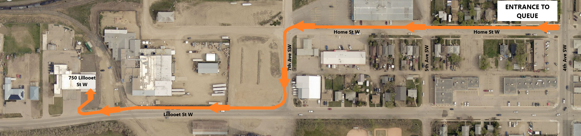 Drive-Thru Vaccination Clinic Opens Tomorrow - City Updates Queue Route