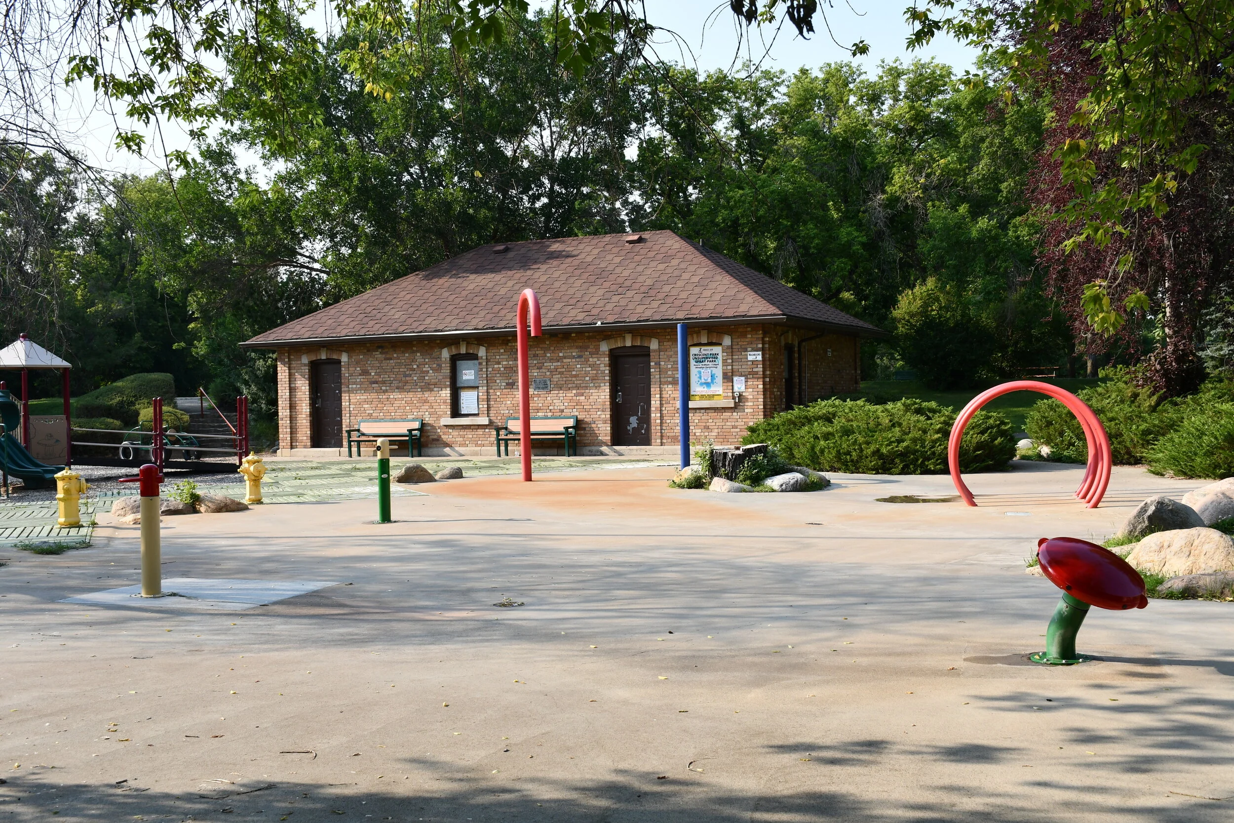 Crescent Park Spray Park Temporarily Closed