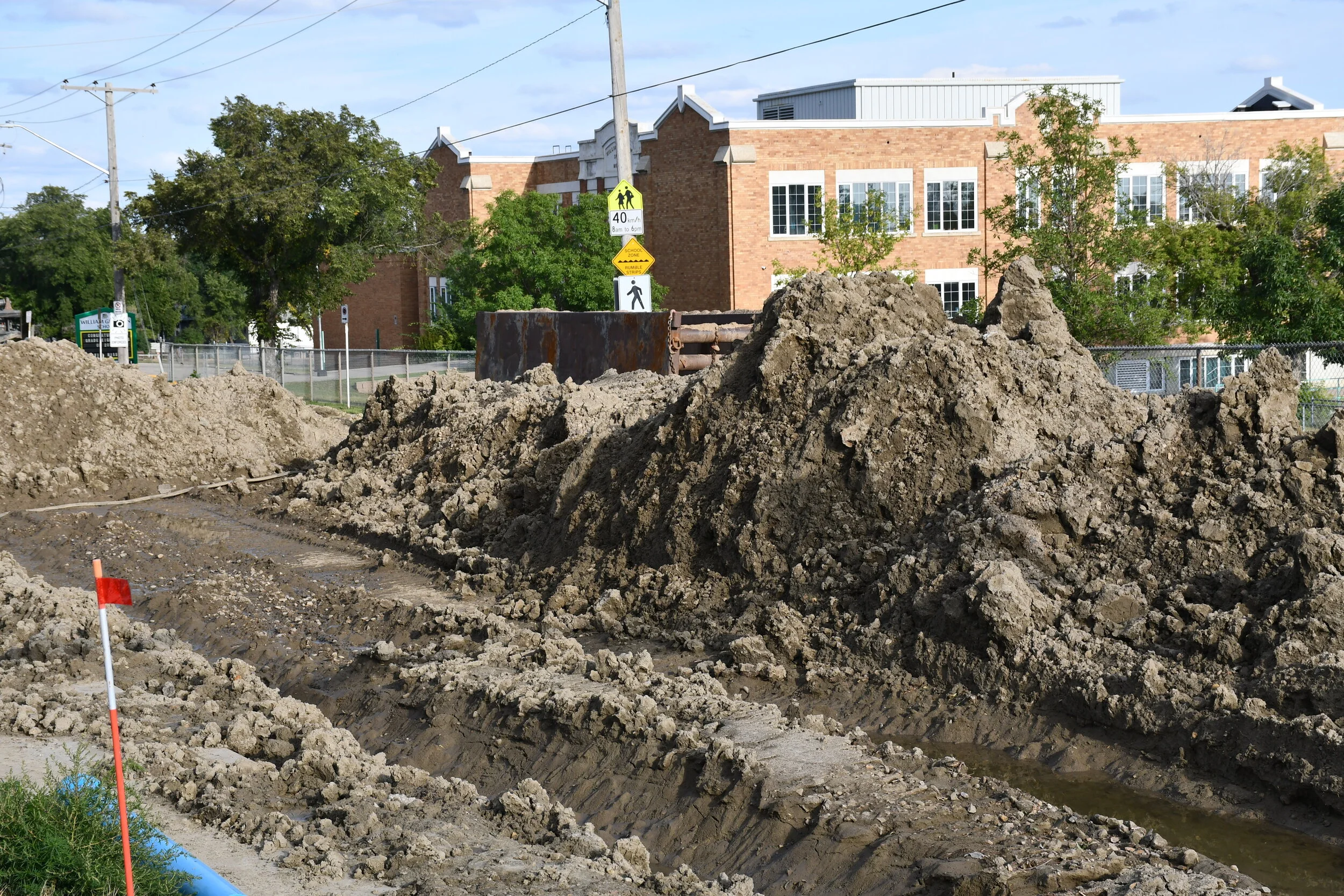 Road Work In Front Of School Not To Be Completed By School Start