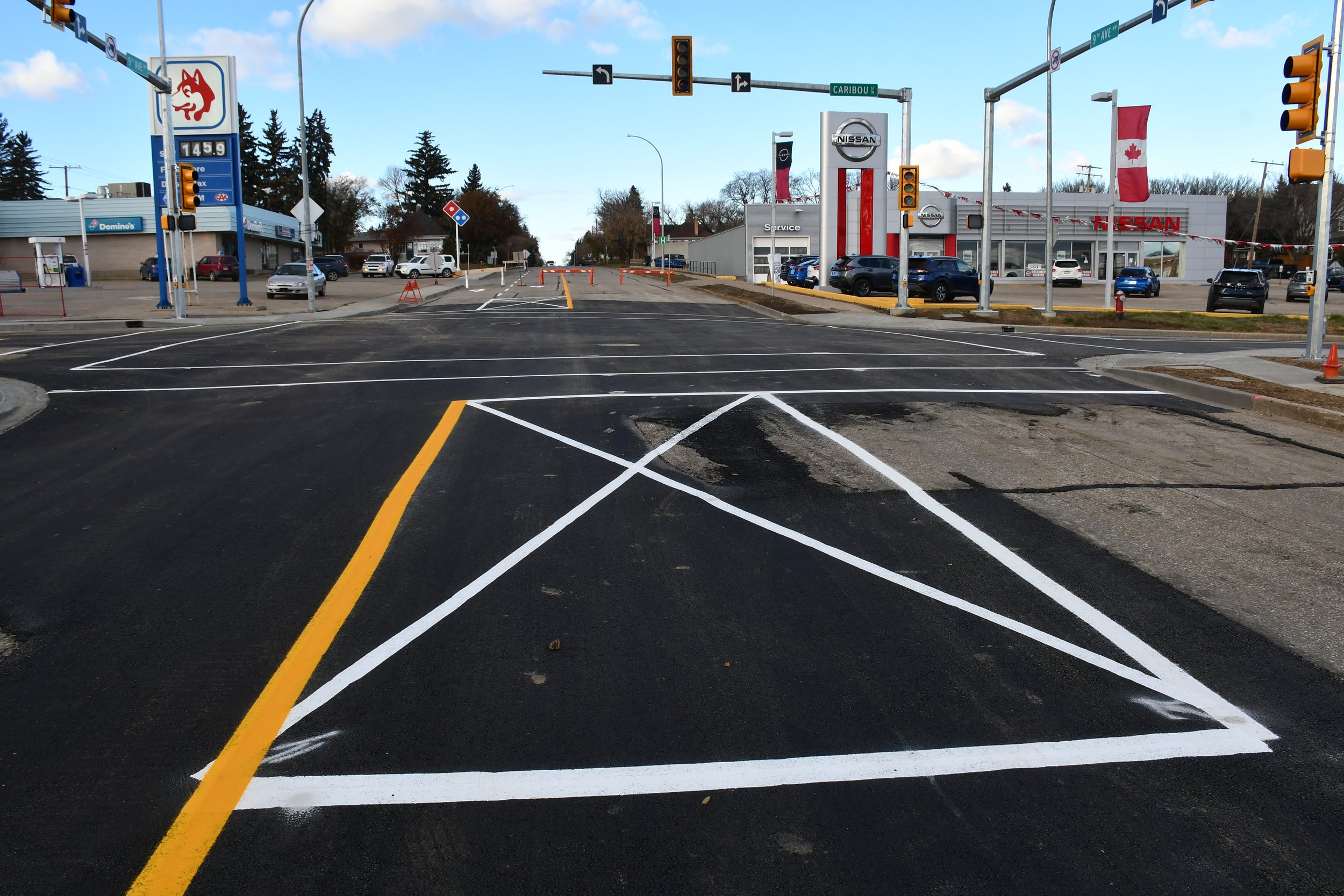 Caribou And 9th Avenue NW To Re-Open With Changed Traffic Flow 