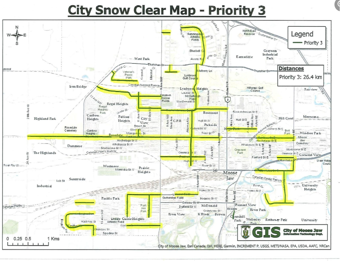 City To Start Plowing Priority Three Streets