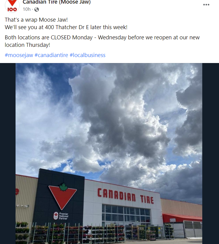 New Canadian Tire Store Opens Thursday